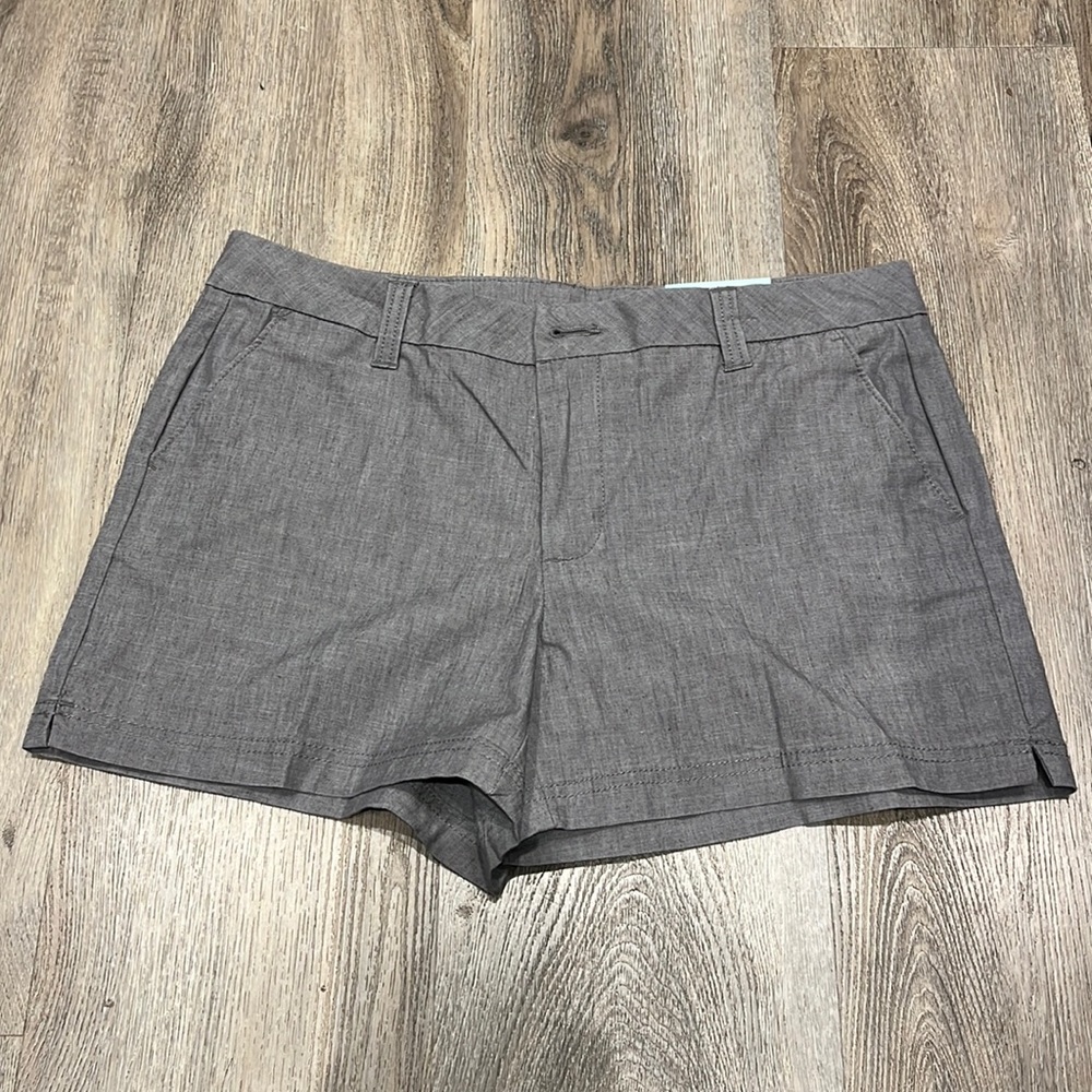 Women’s Grey Chambray Shorts